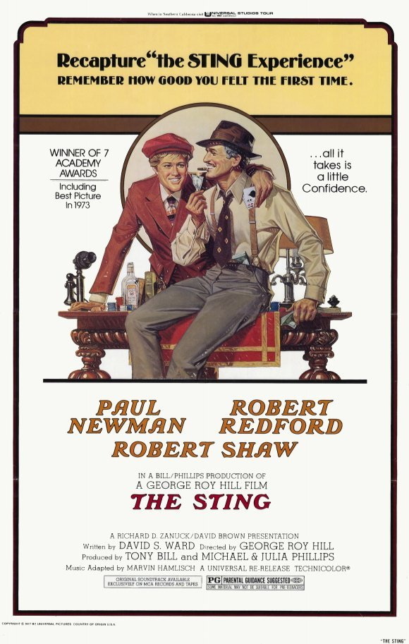 스팅. The Sting (폴 뉴먼, 로버트 래드포드) 앨범 표지