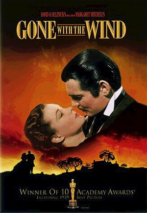 바람과 함께 사라지다. Gone With The Wind (크라크 케이블. 비비안 리) 앨범 표지