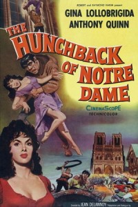 노틀담의 꼽추. The Hunchback Of Notre Dame (안소니 퀸, 지나 롤로브리지다)